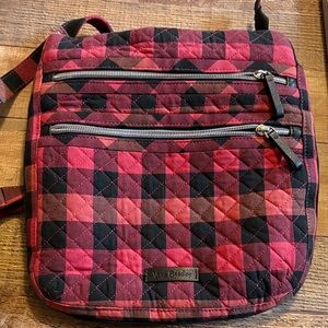 Vera Bradley red and Black Quilted Bag